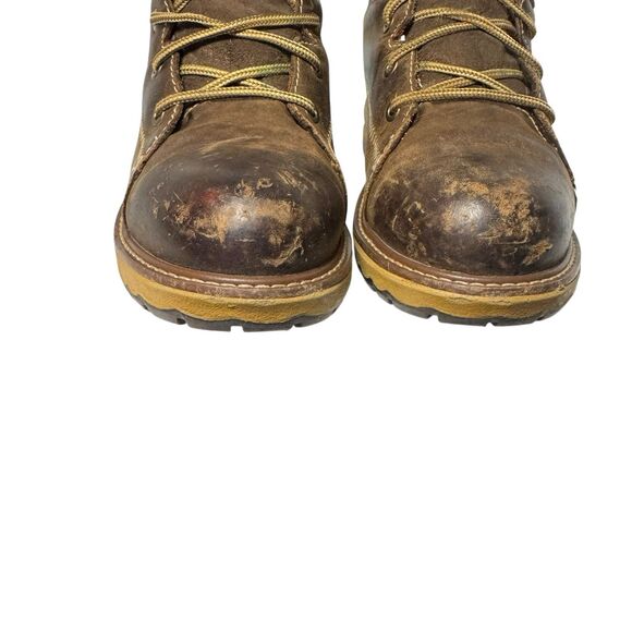 Women's Timberland Pro Alloy Toe Brown Work Boot A1 KJR Size 6.5 - Picture 2 of 16